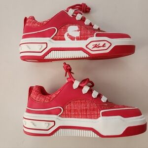 NWOT Karl Lagerfeld Paris Colden Retro Sneakers with Chunky Platform Sole